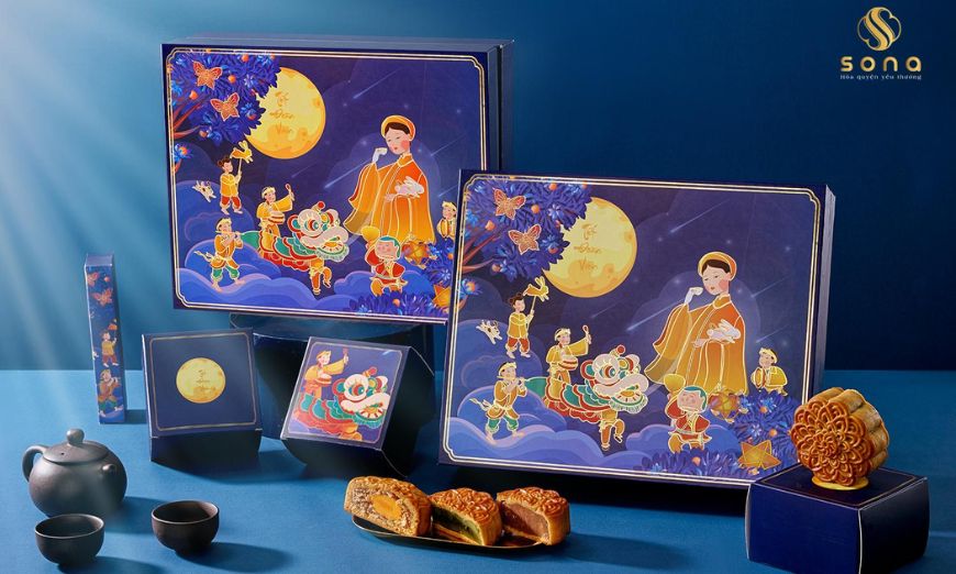 Bánh trung thu ăn kiêng tại Sona Gift