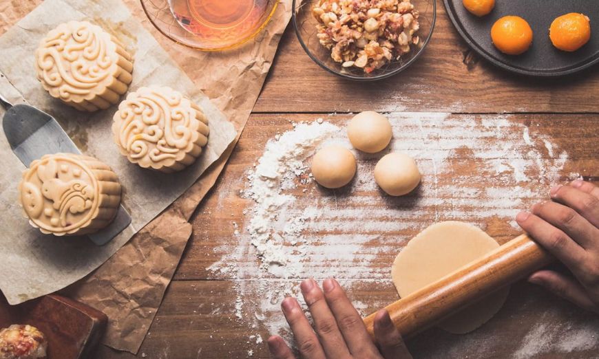 Quy trình chế biến bánh Trung thu ăn kiêng 