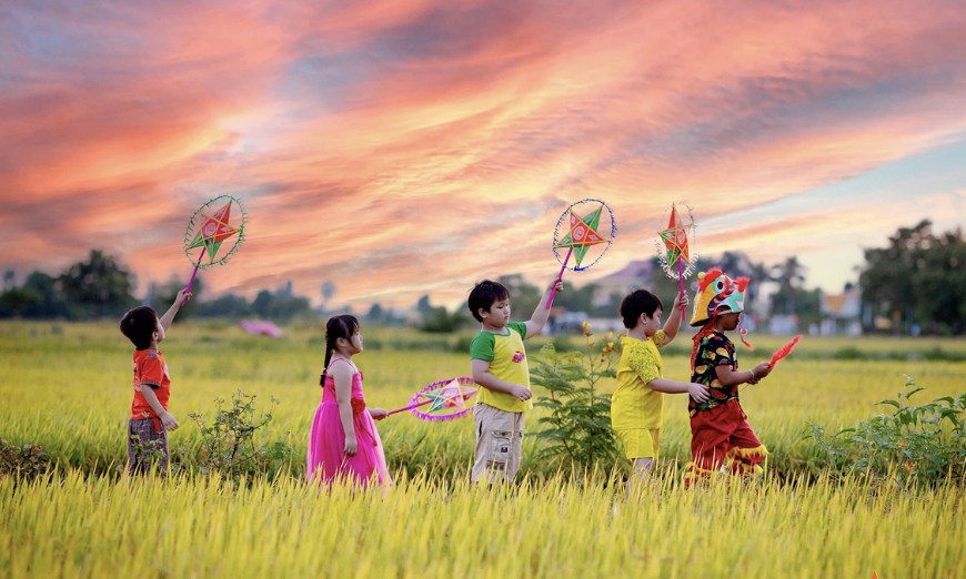 Tết Trung thu ở Việt Nam gắn liền với nền văn minh lúa nước đã xuất hiện từ hàng nghìn năm trước