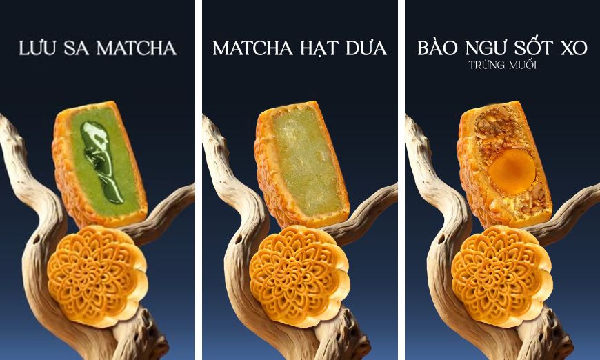 Bánh Trung thu được sử dụng các loại nhân hiện đại và cao cấp tại Sona Gift