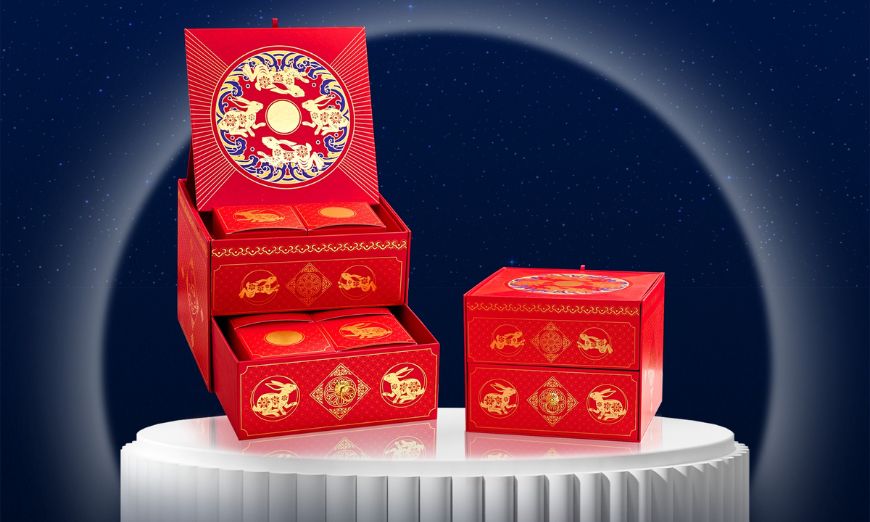 Hộp quà Trung thu cao cấp Hỷ Lạc Đoàn Viên