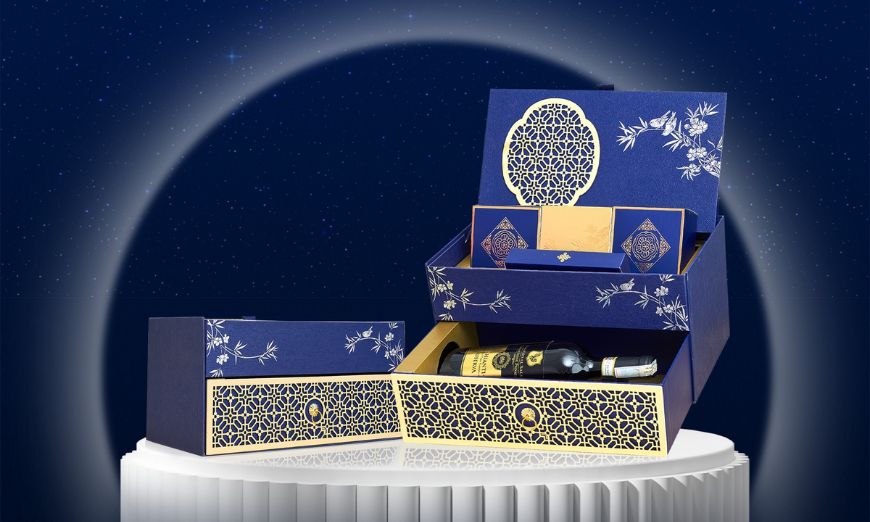 Hộp bánh Trung thu cao cấp Lộc Mãn Kim Đường