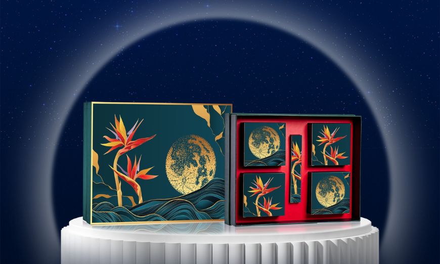 Combo hộp bánh Trung thu hoa Thiên Điểu