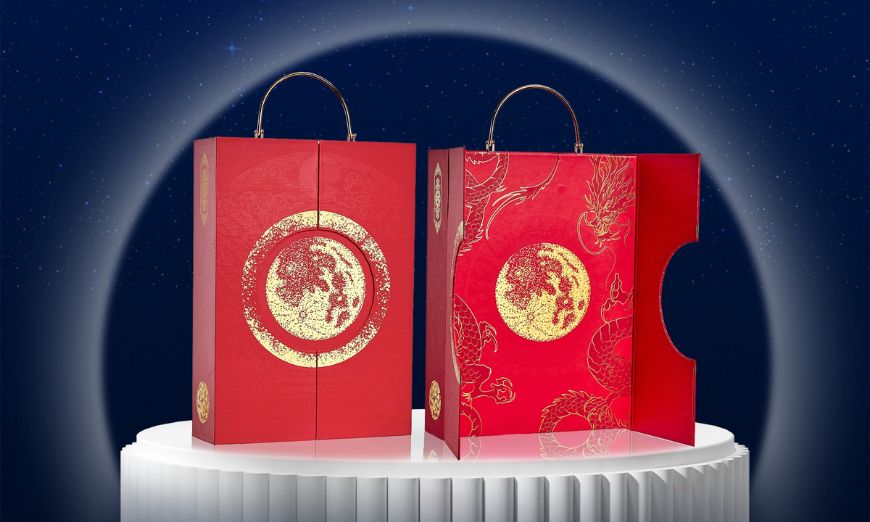 Bộ hộp bánh Trung thu Kim Long Vọng Nguyệt