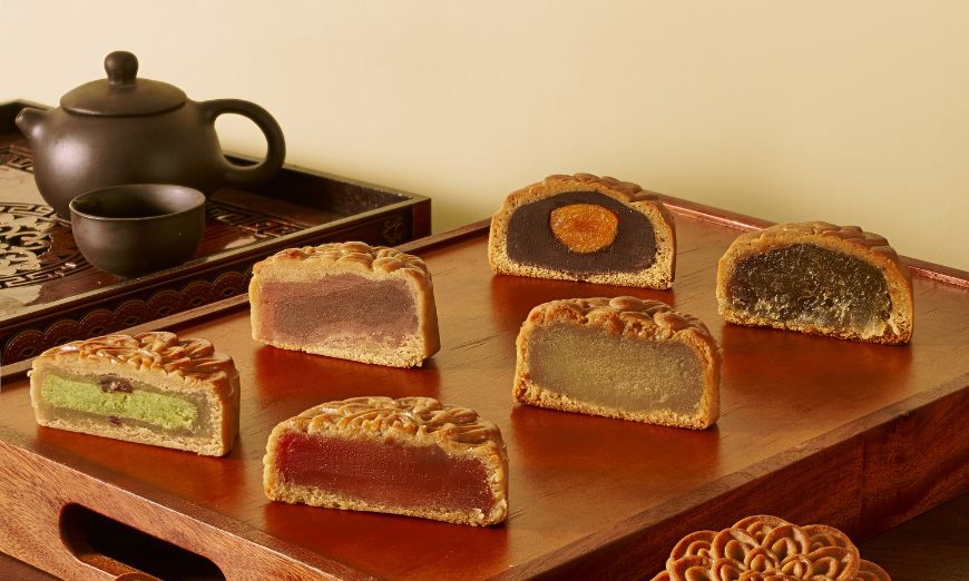 Bánh Trung thu ít ngọt với đa dạng nhiều loại nhân phổ biến