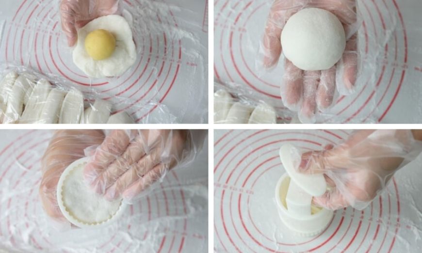 Quy trình tạo hình cho bánh dẻo