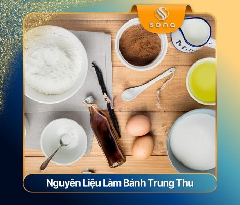 Nguyên liệu làm bánh trung thu đầy đủ từ A–Z